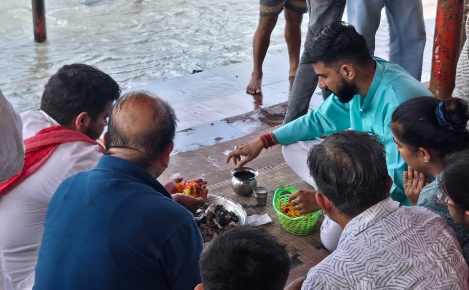 Purohit asthi visarjan vidhi Haridwar